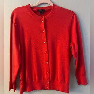 🆕-J. Crew Orange Women's Cardigan